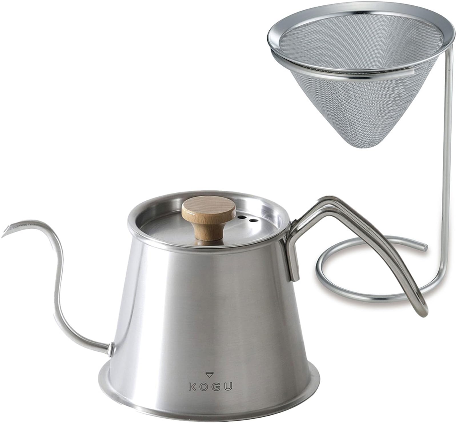 Amazon｜【2点セット】KOGU 茶考具 ドリッパー & スタンド ステンレス